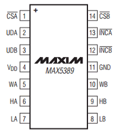 MAX5389 Datasheet PDF Maxim Integrated