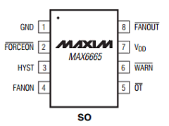 MAX6665ASA45 Datasheet PDF Maxim Integrated