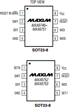 MAX6746KA46-T Datasheet PDF Maxim Integrated
