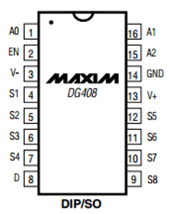 DG408CJ Datasheet PDF Maxim Integrated