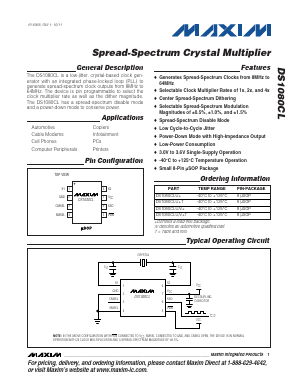 DS1080CL Datasheet PDF Maxim Integrated