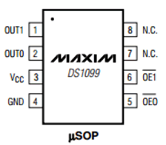 DS1099 Datasheet PDF Maxim Integrated