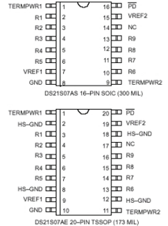 DS21S07AS-TR Datasheet PDF Maxim Integrated
