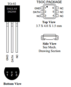 DS2505P Datasheet PDF Maxim Integrated