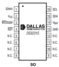 DS3231SN-TU0026R Datasheet PDF Maxim Integrated