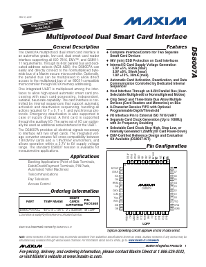 DS8007A Datasheet PDF Maxim Integrated