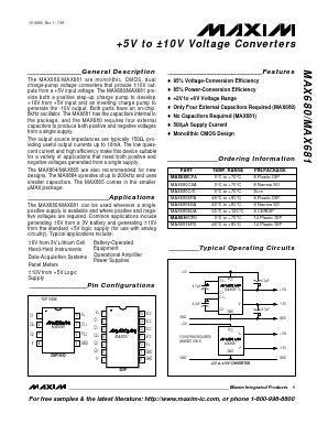 MAX681CPD Datasheet PDF Maxim Integrated