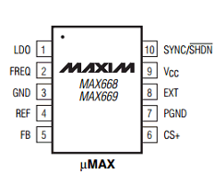 MAX668EUB Datasheet PDF Maxim Integrated