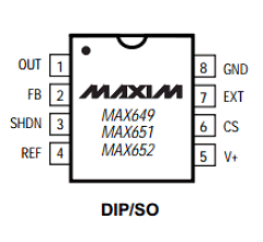 MAX649 Datasheet PDF Maxim Integrated