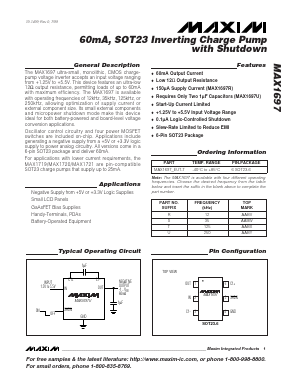MAX1697R Datasheet PDF Maxim Integrated