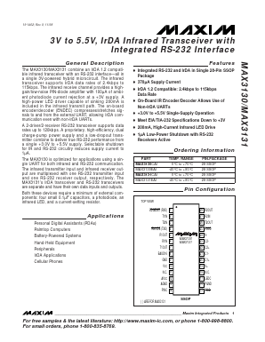 MAX3130-MAX3131 Datasheet PDF Maxim Integrated