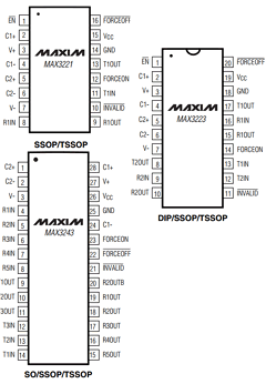 MAX3223CAP-T Datasheet PDF Maxim Integrated
