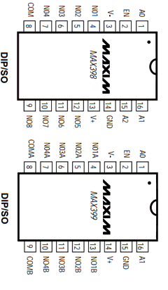 MAX399C/D Datasheet PDF Maxim Integrated
