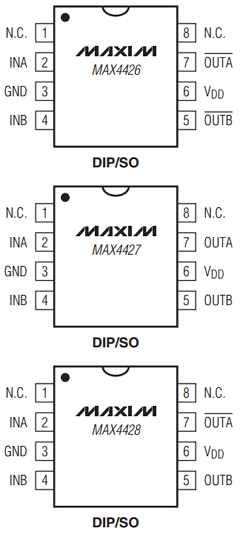 MAX4426ESA Datasheet PDF Maxim Integrated