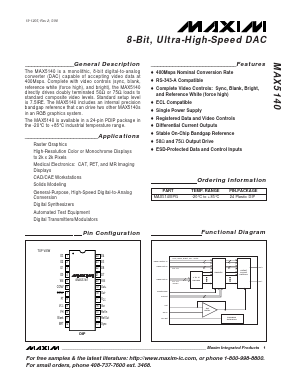 MAX5140IPG Datasheet PDF Maxim Integrated