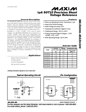 MAX6007BEUR-T Datasheet PDF Maxim Integrated