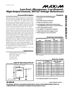 MAX6100EUR-T Datasheet PDF Maxim Integrated