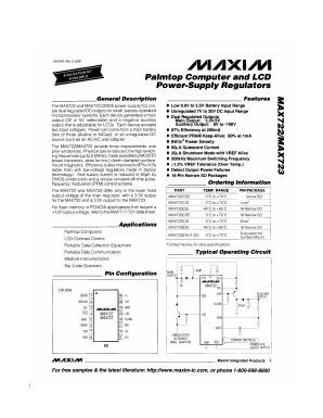 MAX722ESE Datasheet PDF Maxim Integrated