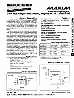 MAX779C Datasheet PDF Maxim Integrated