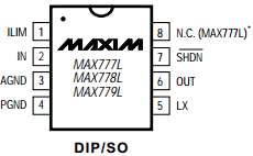 MAX779LC/D Datasheet PDF Maxim Integrated