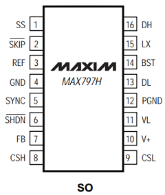 MAX797H Datasheet PDF Maxim Integrated