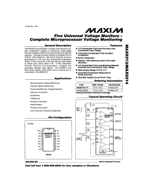 MAX8213 Datasheet PDF Maxim Integrated