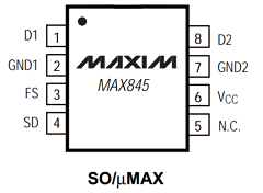 MAX845 Datasheet PDF Maxim Integrated
