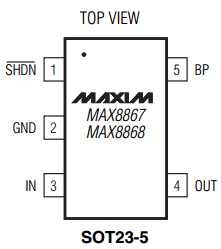 MAX8868D32 Datasheet PDF Maxim Integrated