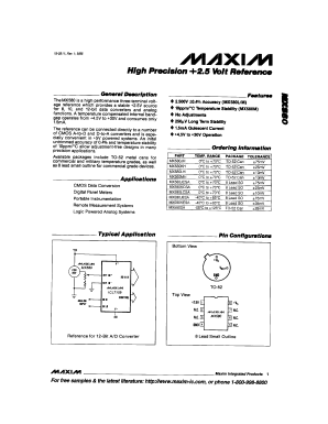 MX580 Datasheet PDF Maxim Integrated