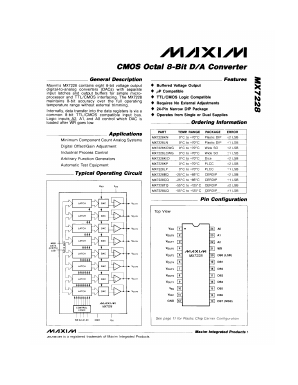MX7228TQ Datasheet PDF Maxim Integrated