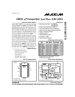 MX7575 Datasheet PDF Maxim Integrated