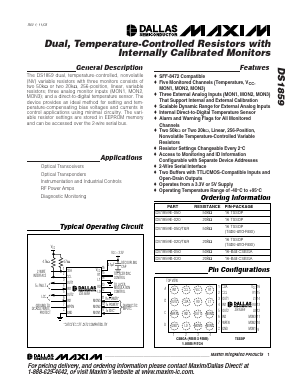 DS1859E-020 Datasheet PDF Maxim Integrated