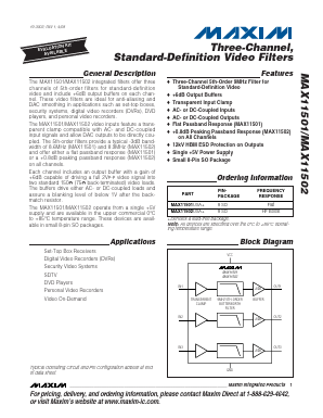 MAX11501USA Datasheet PDF Maxim Integrated