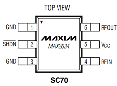 MAX2634AXT Datasheet PDF Maxim Integrated