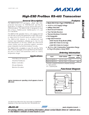 MAX14770EESA Datasheet PDF Maxim Integrated