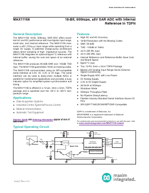 MAX11156 Datasheet PDF Maxim Integrated