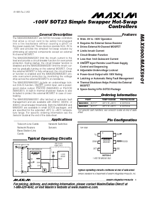 MAX5900AAEUT Datasheet PDF Maxim Integrated
