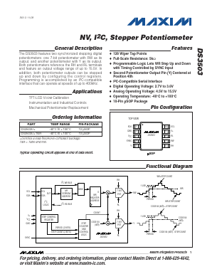 DS3503U+ Datasheet PDF Maxim Integrated