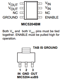 MIC5204BM Datasheet PDF Micrel