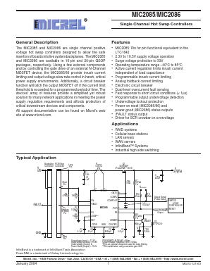 MIC2085-JBQS Datasheet PDF Micrel