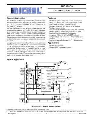 MIC2580A Datasheet PDF Micrel
