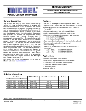 MIC2587-2 Datasheet PDF Micrel