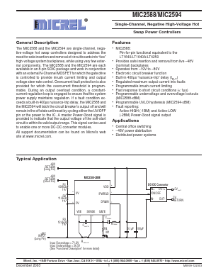 MIC2588-2BM Datasheet PDF Micrel