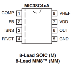MIC38C42AYM Datasheet PDF Micrel