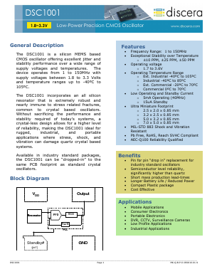 DSC1001DI2-108.0000T Datasheet PDF Micrel