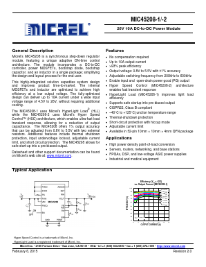 MIC45208-2YMP Datasheet PDF Micrel