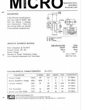 MSGB51T Datasheet PDF Micro Electronics