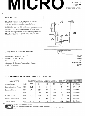 MGB81CA Datasheet PDF Micro Electronics