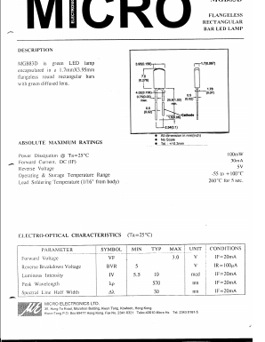 MGB83D Datasheet PDF Micro Electronics