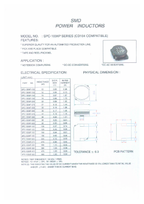 SPC-1004P-220 Datasheet PDF Micro Electronics